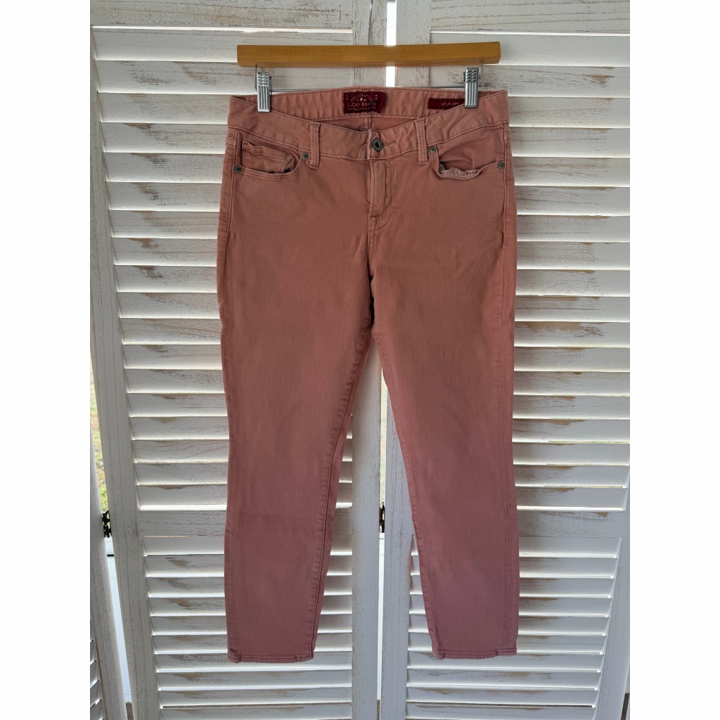 Lucky Brand Blush Skinny Leyla Capri Jeans Lucky Brand Blush Skinny Leyla Capri Jeans